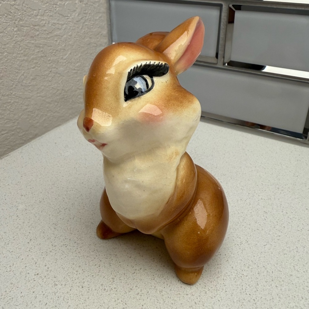 Vintage Miss Bunny Blossom Figurine Thumper's Girlfriend Bambi Movie 1942 Disney - Picture 3 of 15